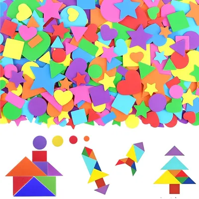 Immagine prodotto di 1620 Adesivi in schiuma colorati per progetti fai-da-te e attività creative