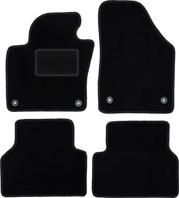Produktbild von Schwarze Veloursmatten für: Volkswagen Tiguan I Minivan (2007-2015)
