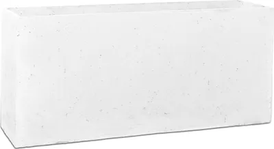 Zdjęcie produktu dla Donica Betonowa Zewnętrzna Na Dwór Z Otworami Zadora LINEA L 90x22x40 biały