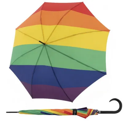 Zdjęcie produktu dla doppler laska parasol parasol Modern.Art Long Automatic Pride Rainbow wielokolorowy