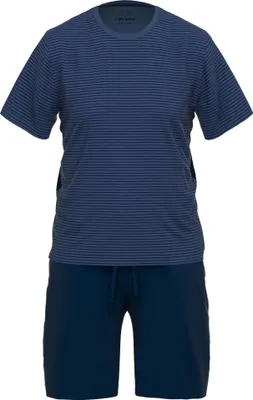 Produktbild von CECEBA Herren Schlafanzug, 2-tlg. Set - Shorty, kurz, Rundhals Blau S