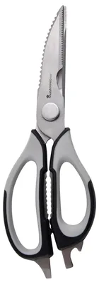 Küchenschere aus Edelstahl, ergonomischer Griff, 1 Stück
