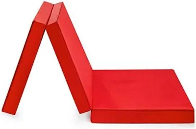 Productafbeelding van Famanu opklapbed - Opklapbaar gastenbed - Opklapbare matras - Rood