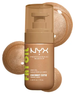 Produktbild von NYX Professional Makeup, Fat Oil Body Oil, Feuchtigkeitspflege mit intensivem Gl