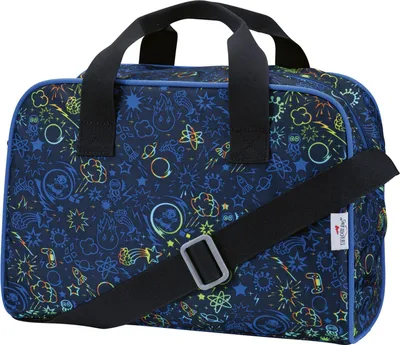 Produktbild von DerDieDas Sporttasche DerDieDas Sports Bag Neon Crazy dunkelblau