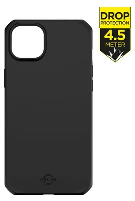 Productafbeelding van ITSKINS SpectrumSilk-R Schokbestendig hoesje voor iPhone 14 Plus - TPU Zwart
