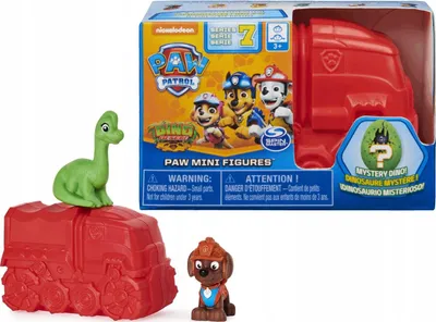 Immagine prodotto di Spin Master Paw Patrol Dino mini figure in camion rosso