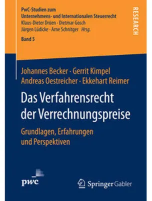 Obrázek produktu pro Das Verfahrensrecht der Verrechnungspreise