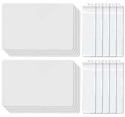 Tischsets 10er-Pack, transparent, 43x28 cm, PP, abwaschbar