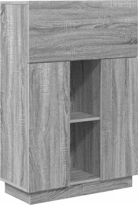 Immagine prodotto di vidaXL Scrivania Grigio Sonoma 71,5 x 31,5 x 106,5 cm Materiale a base di legno