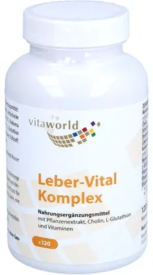 Produktbild von Vitaworld Leber-Vital Komplex Kapseln, 120 St. Kapseln
