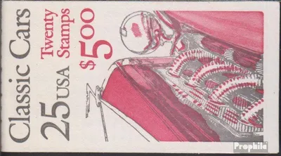 Produktbild von Briefmarken USA 1988 Mi MH126 (kompl.Ausg.) postfrisch Autos