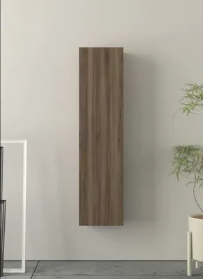 Produktbild von Baden Haus Hochschrank Kim BxHxT 35 x 140 x 20 cm Frontfarbe nuss holzdekor matt 55824