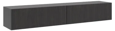 Produktbild von Selsey Nolie - TV-Hängeboard 2-türig, Holzoptik Esche Schwarz, 175 cm