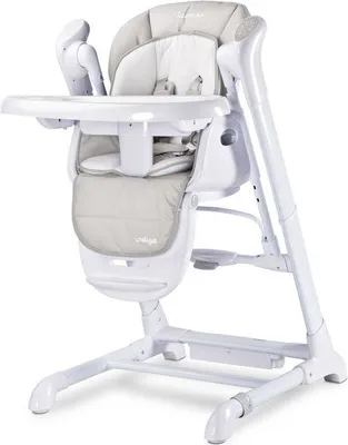 Produktbild von Caretero Indigo hellgrau 2in1 Hochstuhl
