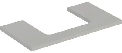 Produktbild von Geberit 505283007 ONE WT-Platte, Ausschnitt mi. für AWT