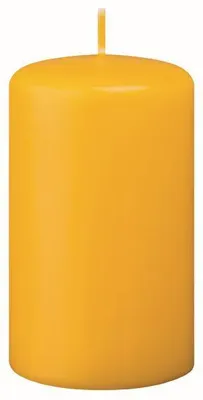 Produktbild von Stumpenkerzen Goldgelb 130 x 70 mm, 4 Stück