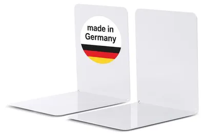 Produktbild von MAUL Buchstütze Stahl 14 x 12 x 14 cm grau