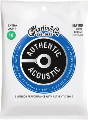 Produktbild von Martin Authentic MA180 Superior Performance (010-047) 12-string