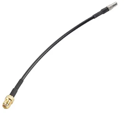 Produktbild von Panorama Antennas SMA-ts9, Male-Female SMA TS9 - 100 mm - schwarz