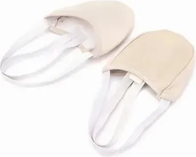 Produktbild von Mädchen-Damen-Tanz-Ballettschuhe mit halber Sohle aus Kunstleder für Übungsauftritte