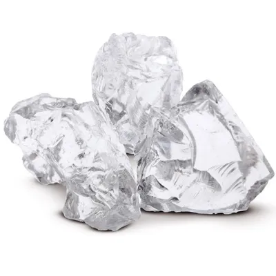Produktbild von GLASSTEINE, transparenter Stein, WEISSGLAS, Glas für Gabionen 5 kg 5-10cm, Dekostein, Dekoglas