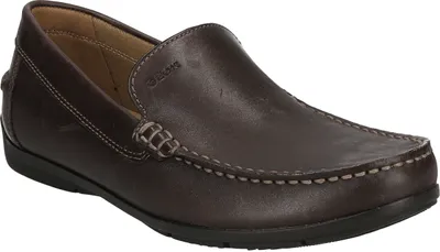 Produktbild von GEOX Slipper SIRON, Glattleder, Braun, Herren