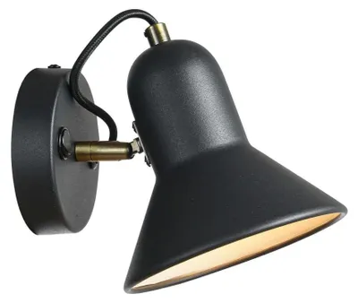 Zdjęcie produktu dla Kinkiet reflektor spot z włącznikiem ASTAMA LP-1122/1W BK Light Prestige