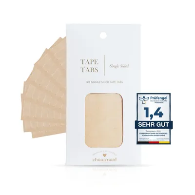Image de Chaarmant Tape Tabs Single Sided 120 pièces – Bandes adhésives simple face pour extensions Tape In