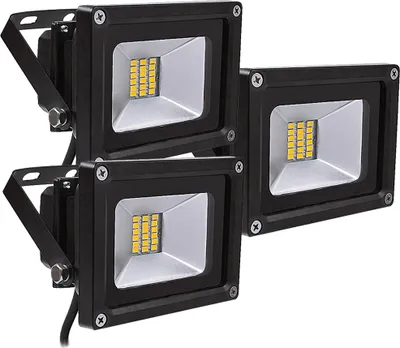 Produktbild von Greenmigo 3 Stücke 20W SMD LED Fluter Strahler warmweiss IP65 Wandleuchter Flulicht Flutbeleuchtung LED Gartenlampe Außenstahler