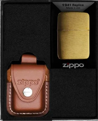 Obrázek produktu pro Sada zapalovačů ZIPPO REPLICA BRUSH BRASS dárek No2