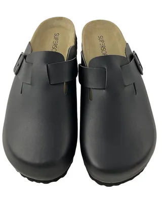 Produktbild von SUPERSOFT Clogs Herren Hausschuhe  Pantoffeln 176  024 BLACK Synthetik  Größe.47