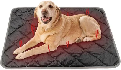Produktbild von Hundedecke Warm rutschfest Waschbar Weich Haustiermatte (Grau, L)