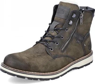 A single brown boot is shown against a white background.