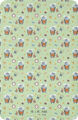 Produktbild von Mr. & Mrs. Panda Heimdecke Pinguin & Maus Wanderer 100 x 150 cm - Grün - Geschenk, Wandern, Wärmedecke, Tagesdecke, Kuscheldecke, Decke, Schmusedecke, Roadtrip
