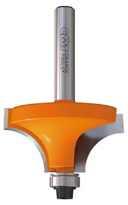 Viertelstirnfräser mit Anlaufring, R=3,2 mm, D=19,1 mm, S=8 mm