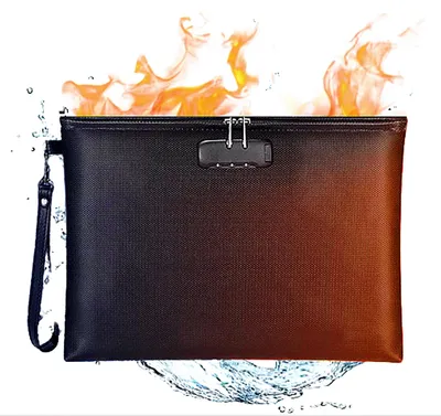 Produktbild von Feuerfeste Dokumententasche mit Kombinationsschloss 36 x 26 cm