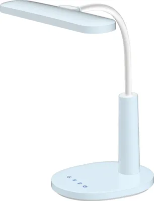 Imagen del producto de Lámpara de escritorio LED regulable con cambio de color, modelo K-BL1521, color azul, marca MILO Kaja