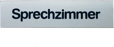 Produktbild von GRÄWE Türschild "Sprechzimmer"