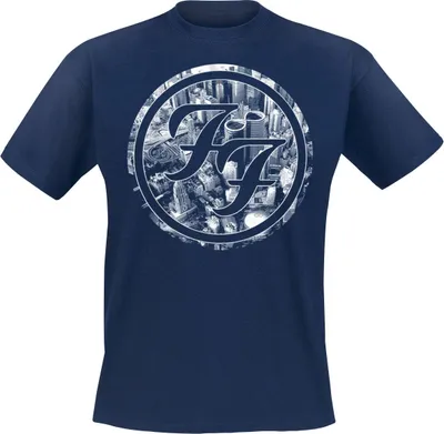 Produktbild von Foo Fighters T-Shirt Herren Sonic Highways - City Circles dunkelblau M