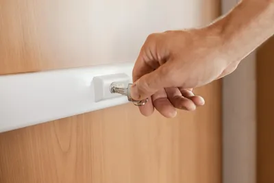 Produktbild von ABUS PR2600, Deadbolt, Stahl, Drinnen, Braun, Glänzend, 5,42 kg