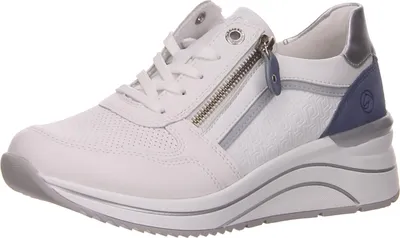 Produktbild von Remonte Sporthalbschuhe Formsohle modisch in weiss/weiss kombi, Gr. 36
