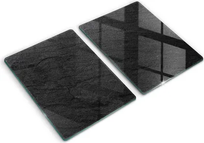 Produktbild von Abdeckung Glas - Küchenabdeckung - 2x40x52 cm - Abdeckplatte -Steinstruktur