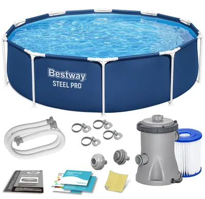 Image de Piscine de jardin tubulaire 305 x 76 cm 8 en 1 Bestway 56679