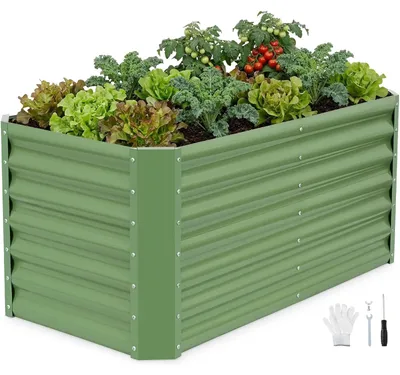 Image de Bordure de jardin surélevée en métal galvanisé