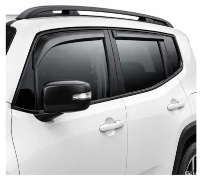 Produktbild von Windabweiser Regenabweiser für Jeep Renegade 2014-2024 Dunkel Acryl 4tlg, KI-generiertes Bild
