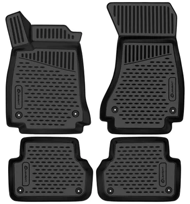 Image de ELEMENT Tapis de sol 3D en caoutchouc compatibles avec Audi A4, à partir de 2016 | 4 pièces