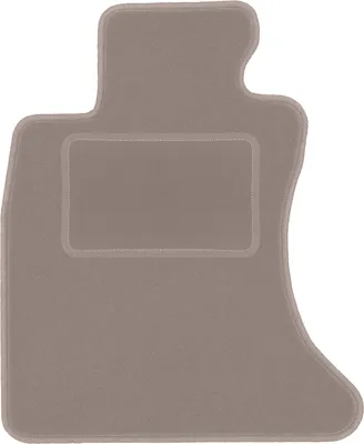 Produktbild von Fahrerfußmatte Velours beige passend für BMW 5 F10 xDrive (2010-2013, Limousine) – mit Befestigungen – passgenau