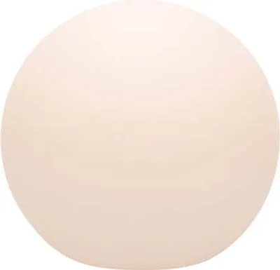 A spherical lamp on a white background.