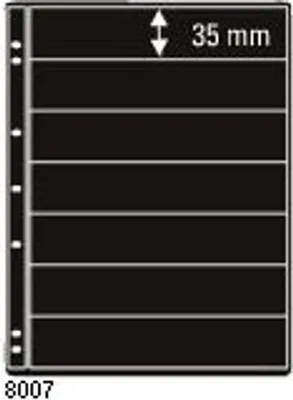 Produktbild von PRINZ PRO-FIL System 8007 Einsteckblatt 7 Fächer 35 x 195 mm